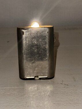 Antique 1912 Eveready Vest Pocket Flashlight - Tested & Working Switch Issue